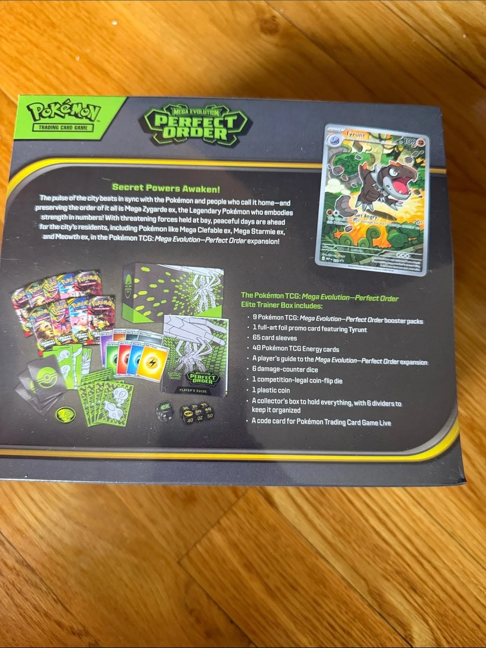 Pokemon TCG Elite Trainer Box. Mega Evolution Perfect Order